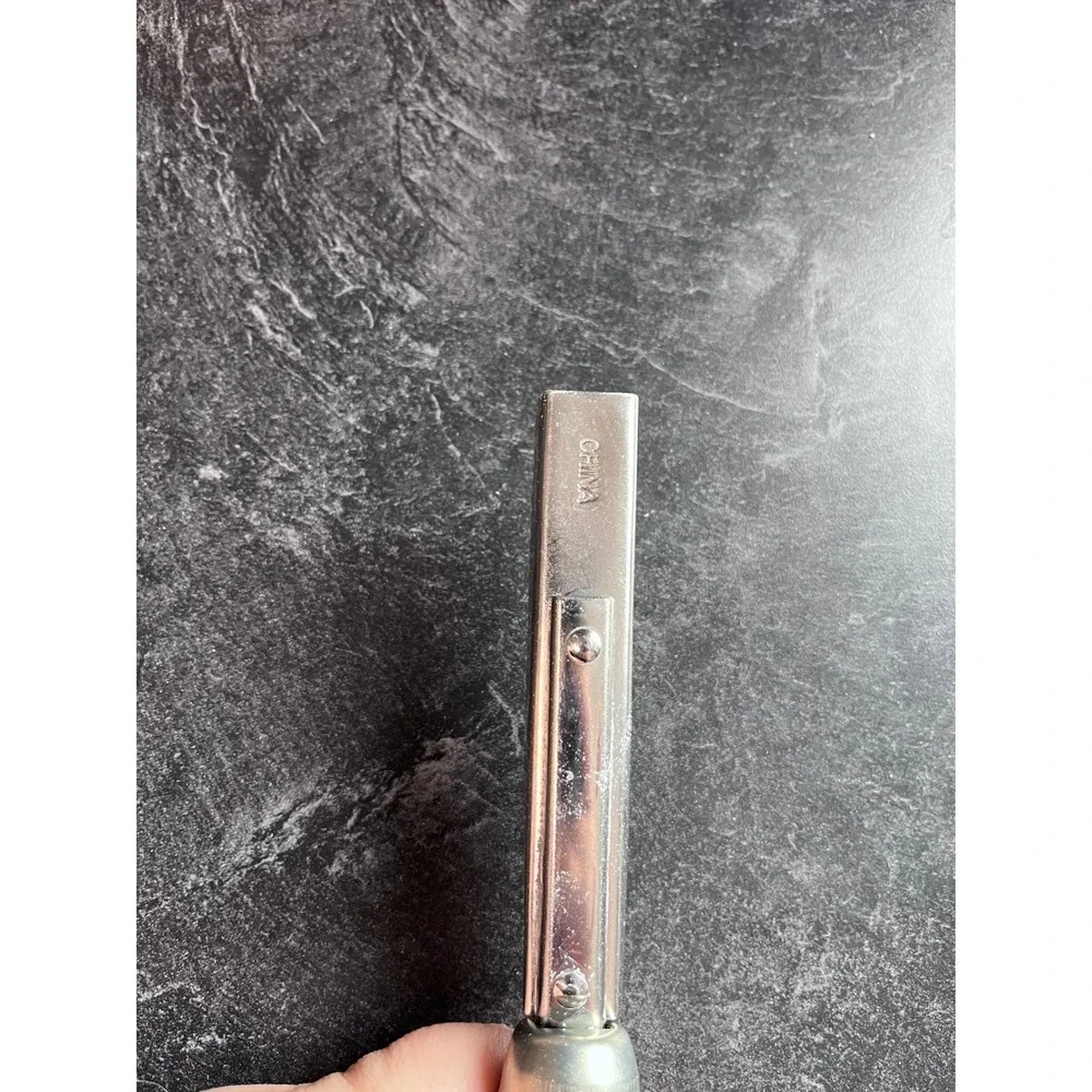 Rare‎ Vintage Metal Fish Scaler with Black Handle